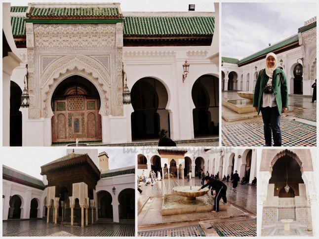 Al Karaouine Mosque & University + penulis nampang, karena jaketnya matching